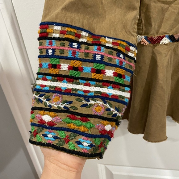 Brown embroidered jacket - Picture 6 of 6